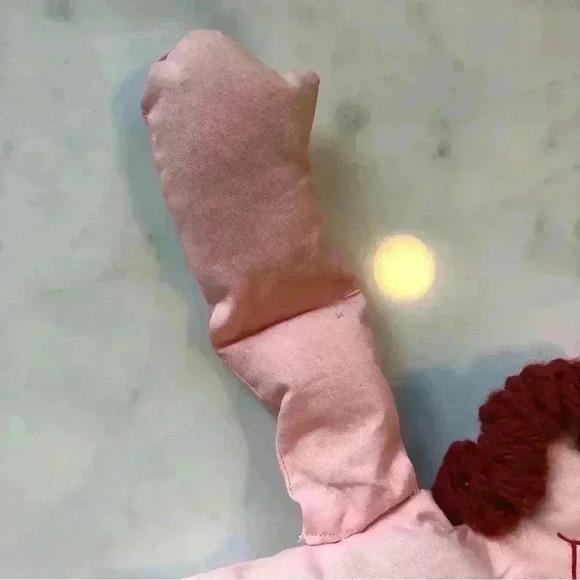 Mid-century mod handmade Raggedy Ann doll with hand sewn 60s outfit - Picture 7 of 14